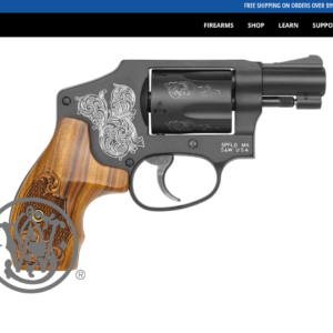 MODEL 442 REVOLVER ENGRAVED .38 SPECIAL +P WITH PRESENTATION CASE NEW for sale